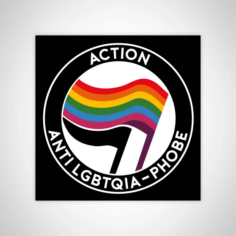 100 stickers « Action anti-LGBTQIA-phobe »