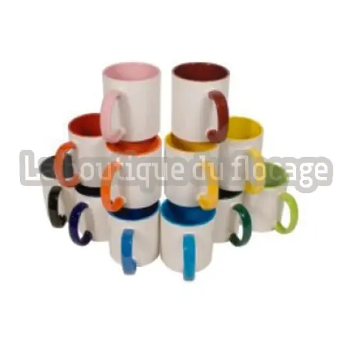 12 Mugs Bicolore Sublimation