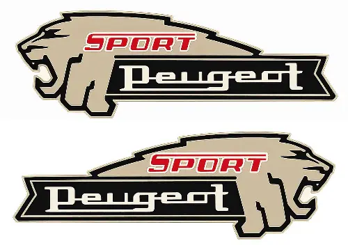 2 x PEUGEOT SPORT 1972 PZ136+PZ137