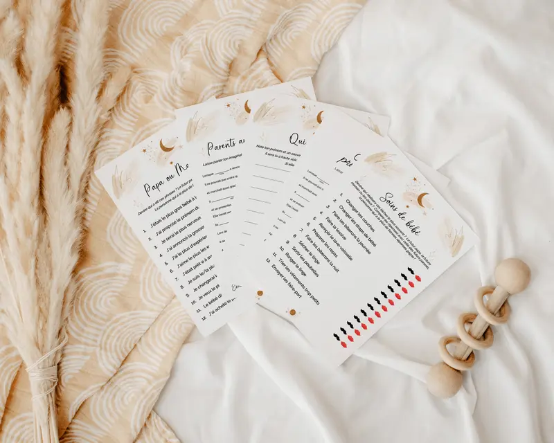 40 Jeux Baby Shower