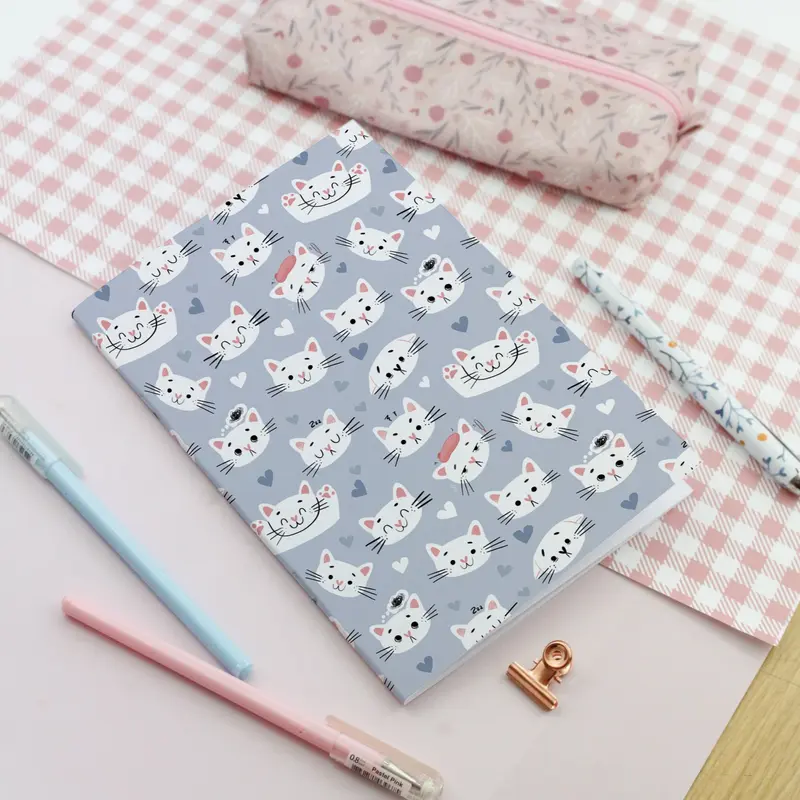 A5 Cat and Tiger Notebook - Cute notebooks