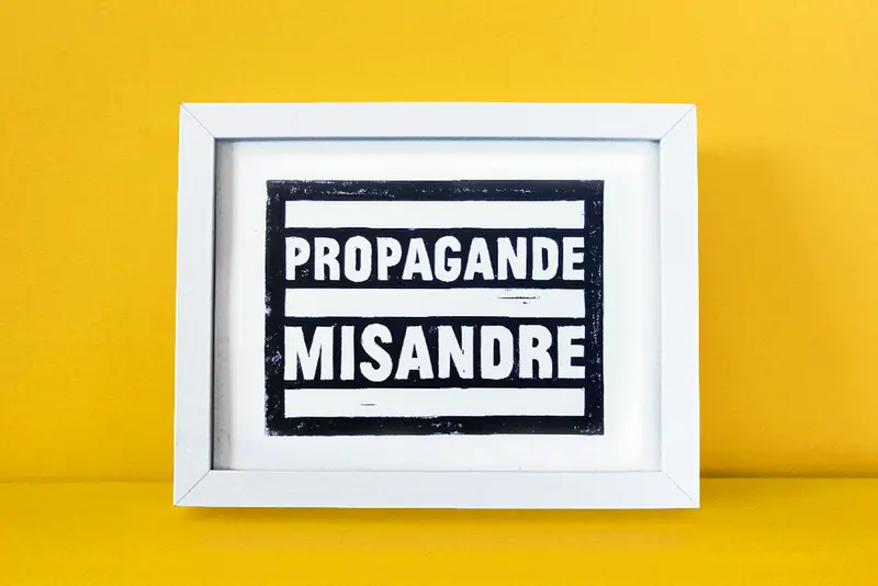 Affiche A4 Propagande Misandre