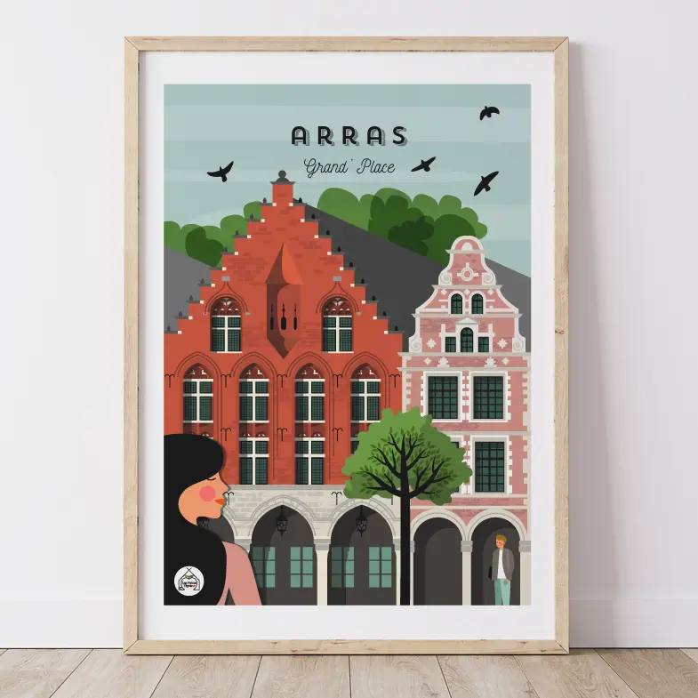 Affiche ARRAS - La Grand'Place