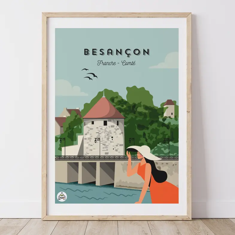 Affiche BESANCON- Franche Comté