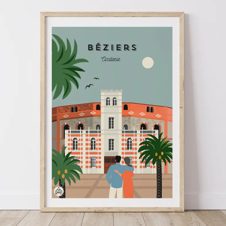 Affiche BEZIERS - Occitanie