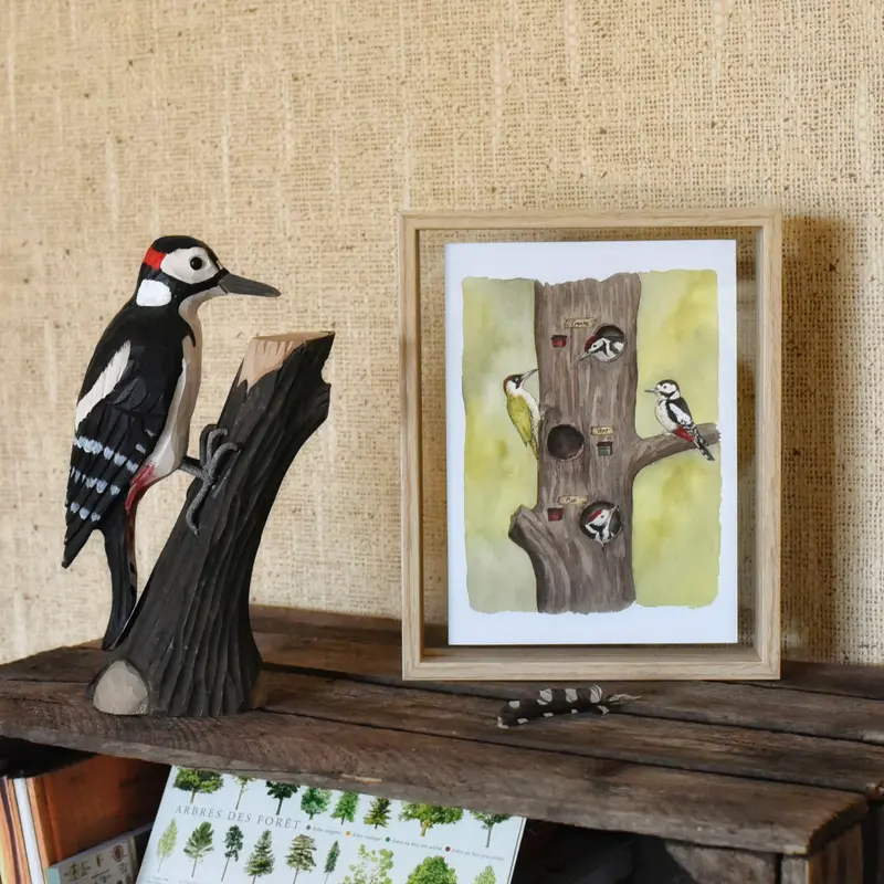 AFFICHE Bienvenue chez les pics - décoration, impressions d’art