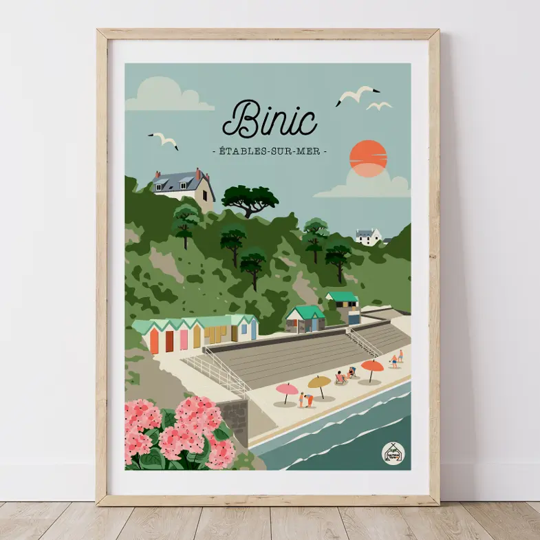 Affiche BINIC - Etables sur Mer