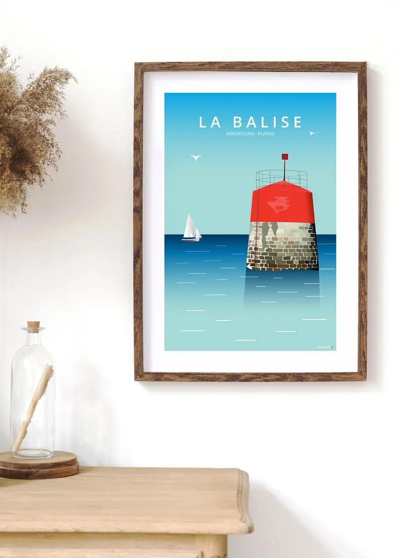 Affiche - Brignogan-Plages (La Balise)