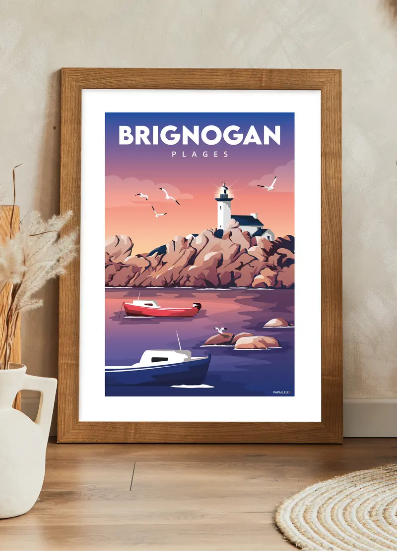 Affiche - Brignogan-Plages