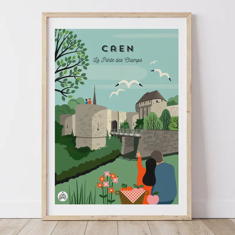 Affiche CAEN - La Porte des Champs