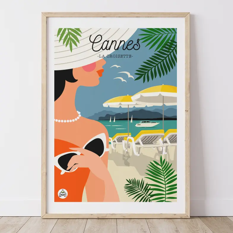 Affiche CANNES - La Croisette