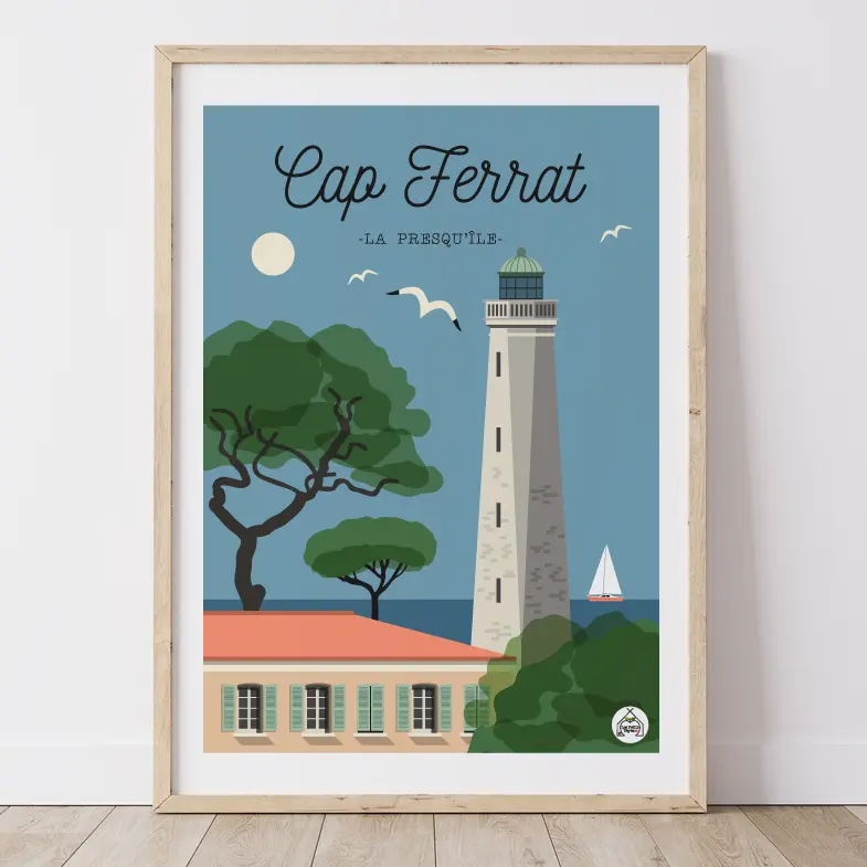 Affiche CAP FERRAT - La Presqu'Ile