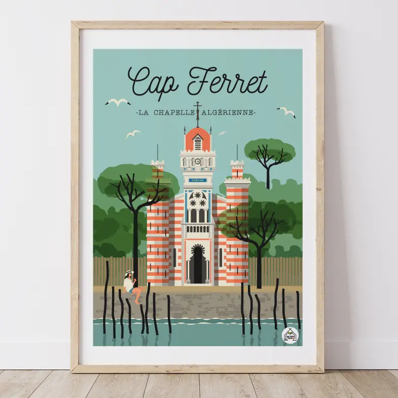 Affiche CAP FERRET - La Chapelle Algérienne