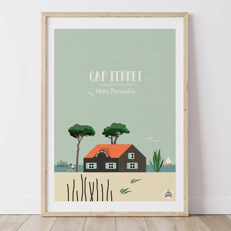 Affiche CAP FERRET - Mon Paradis