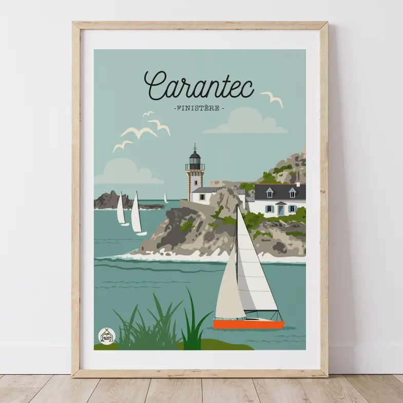 Affiche CARANTEC - Finistère