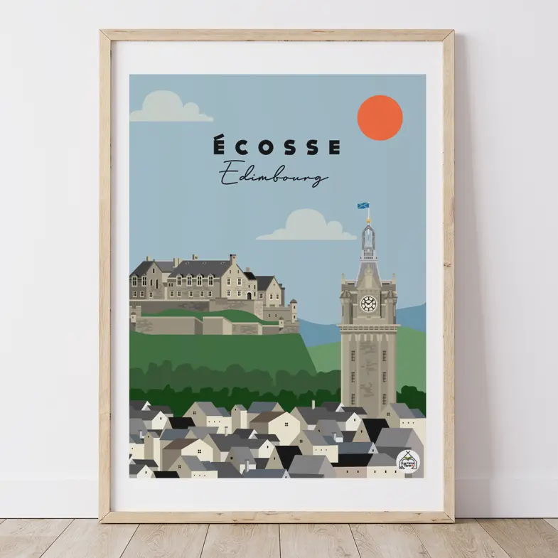Affiche ECOSSE - Edimbourg