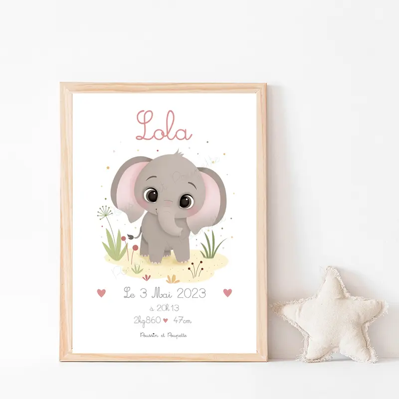 AFFICHE -ELEPHANT