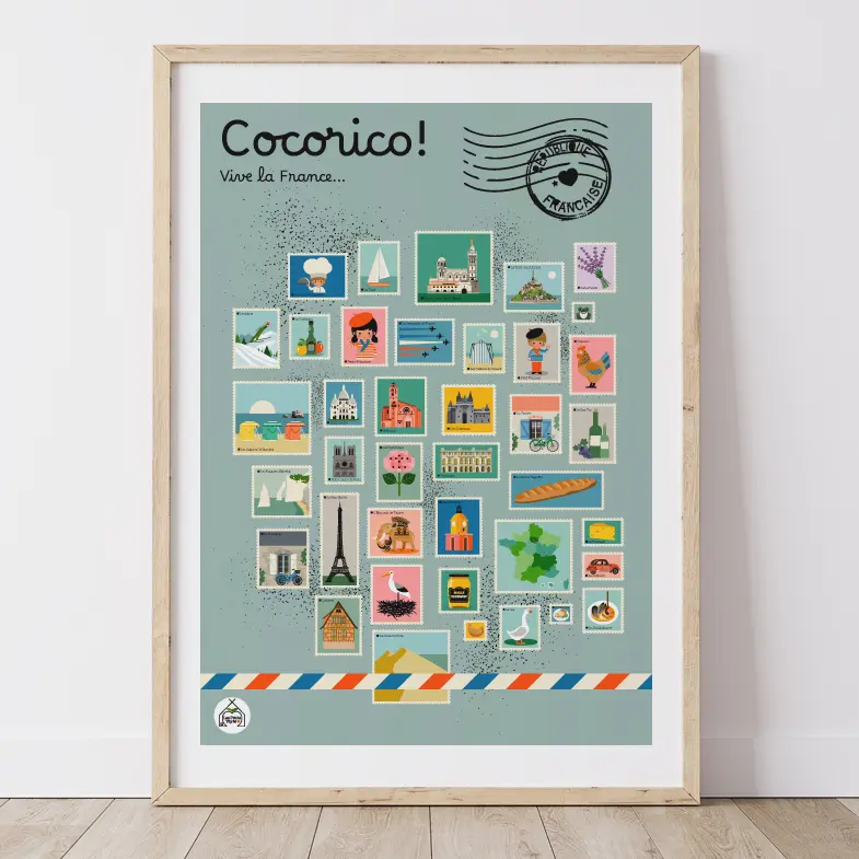 Affiche FRANCE COCORICO