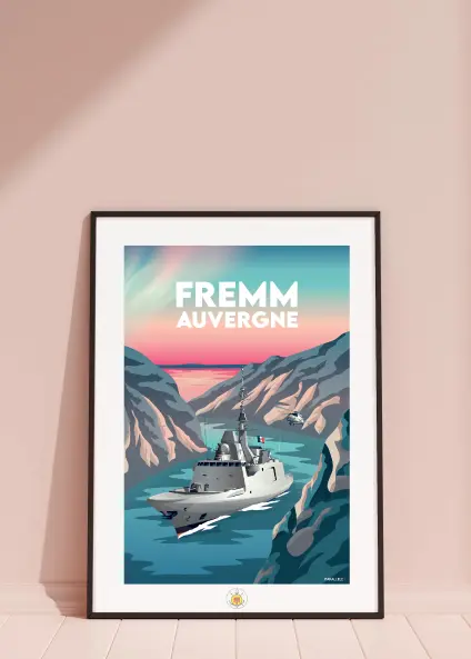 Affiche - Fremm Auvergne