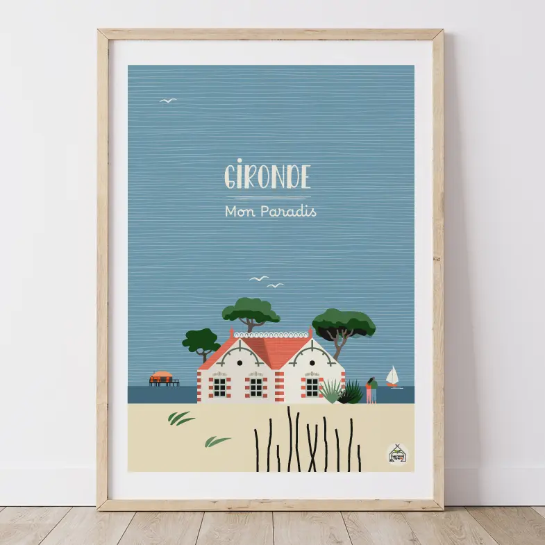 Affiche GIRONDE - Mon Paradis