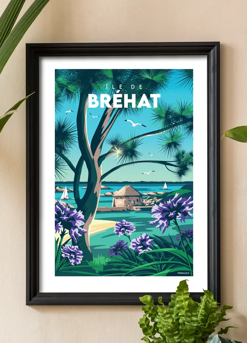 Affiche - Île de Bréhat
