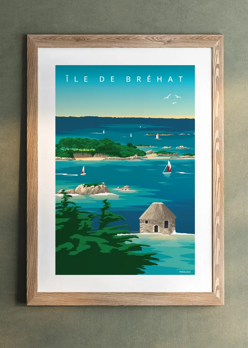 Affiche - Île de Bréhat