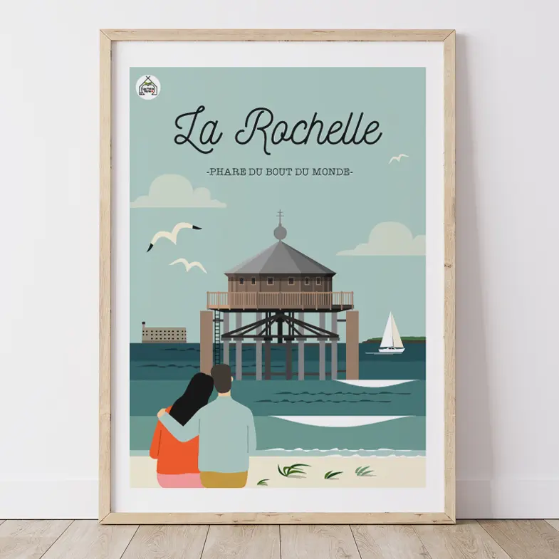 Affiche LA ROCHELLE - Phare du Bout du Monde