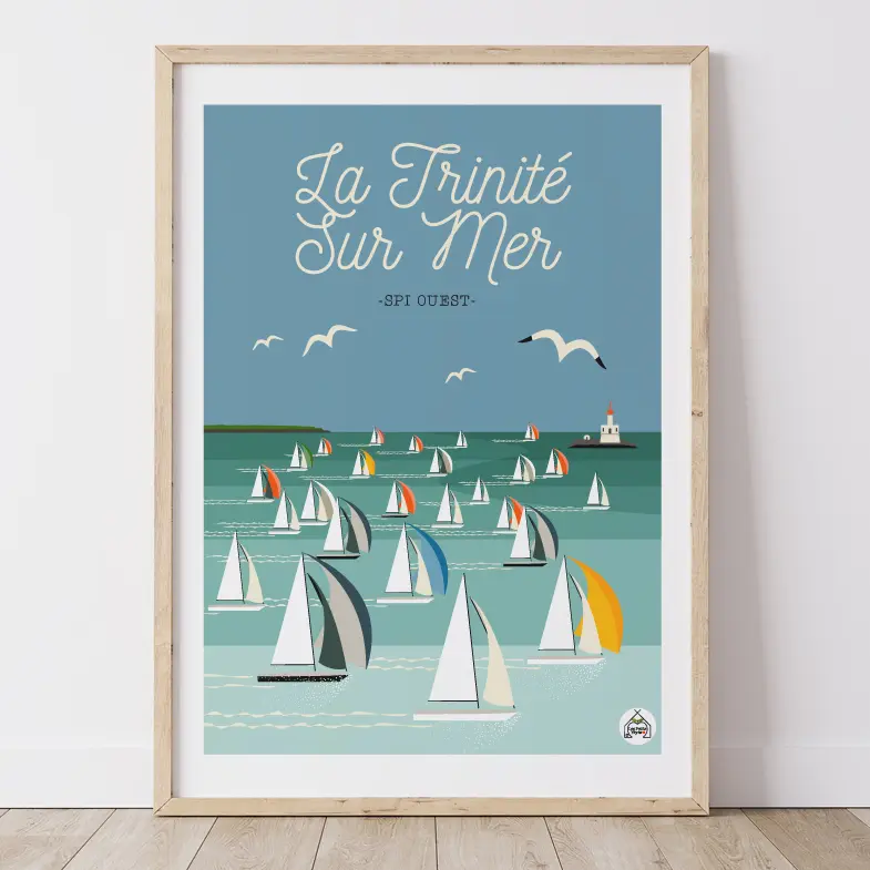 Affiche LA TRINITE SUR MER - Spi Ouest