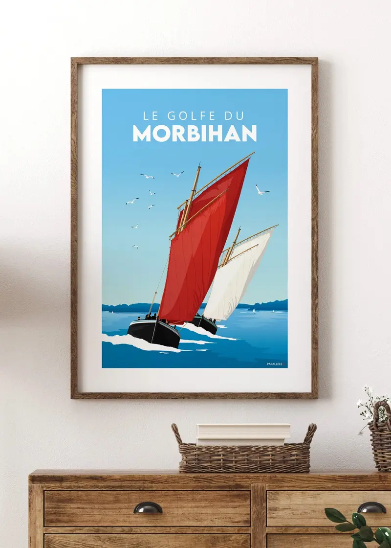 Affiche - Le Golfe du Morbihan