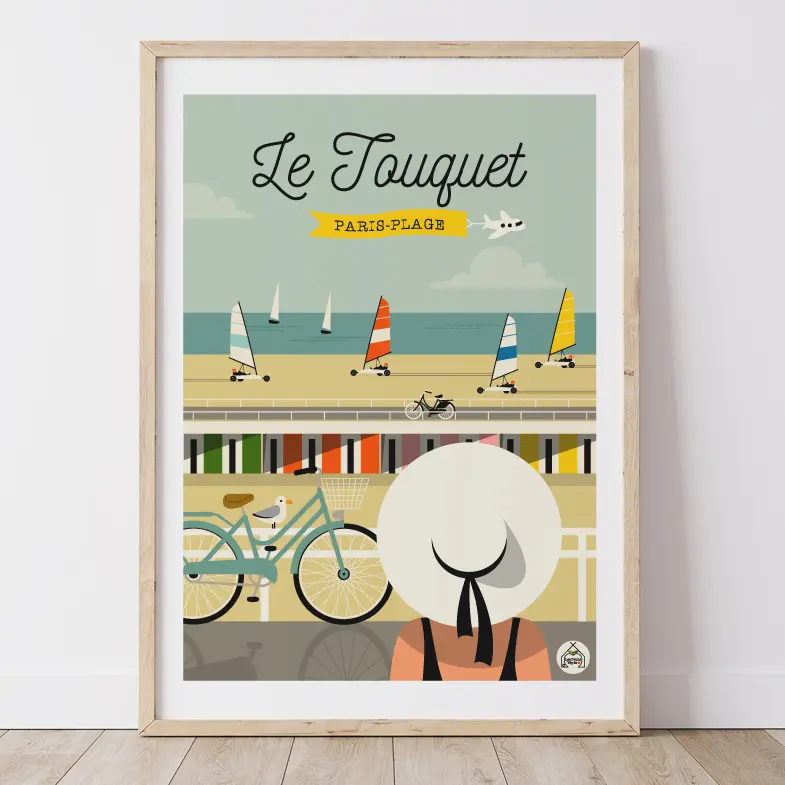 Affiche LE TOUQUET - Paris Plage