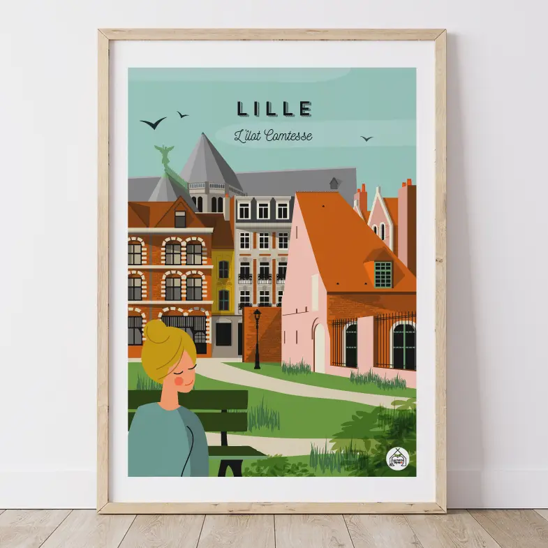 Affiche LILLE - L'îlot Comtesse