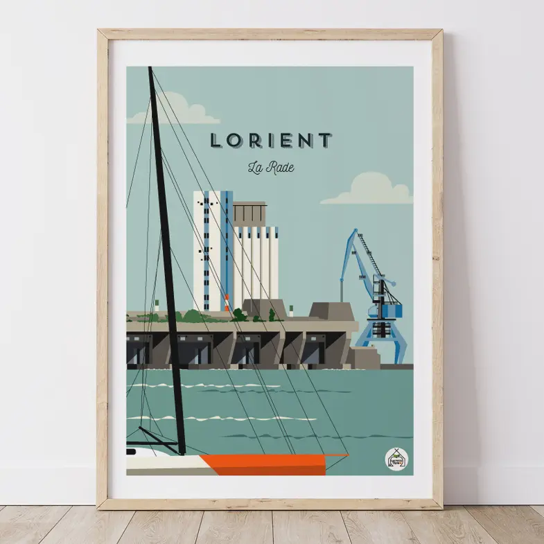 Affiche LORIENT - La Rade