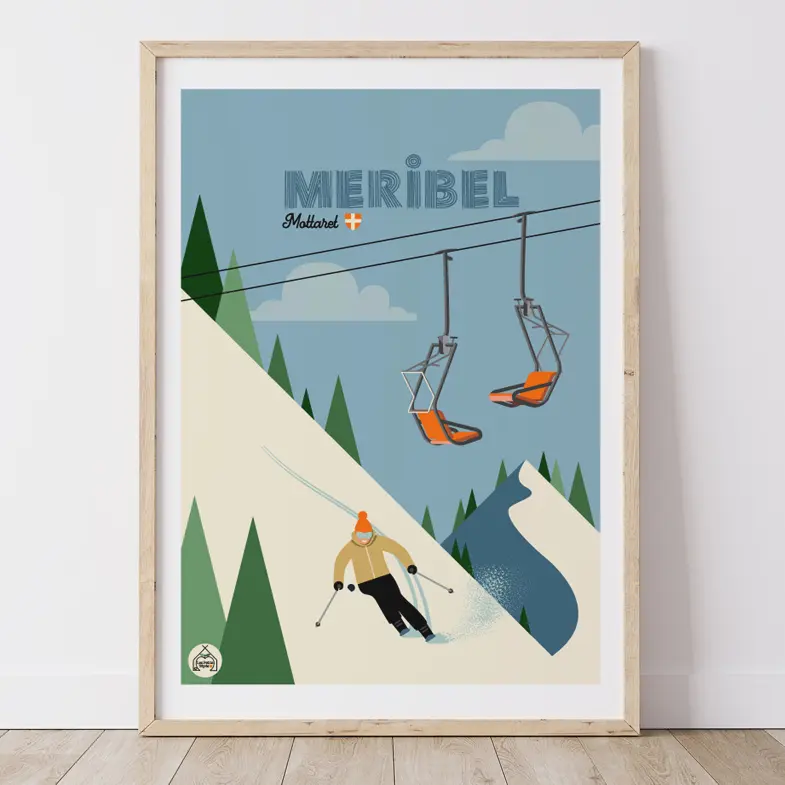 Affiche MERIBEL - Mottaret