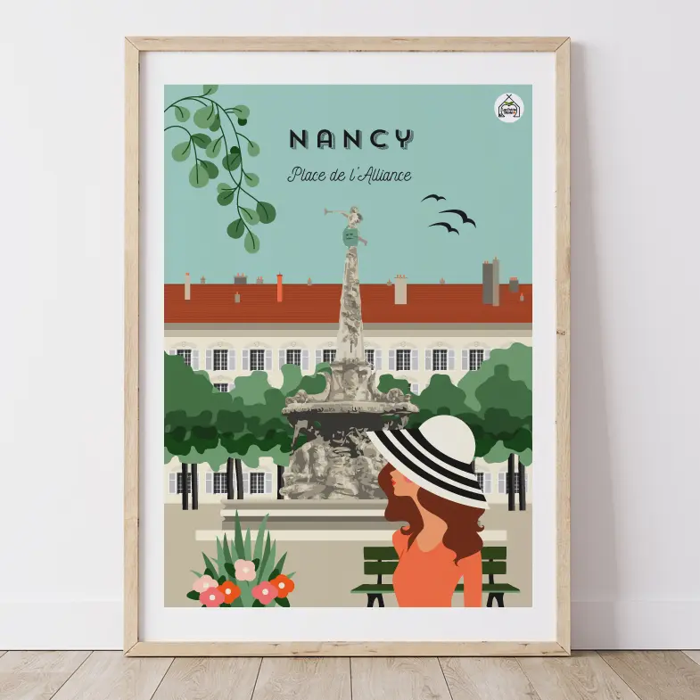 Affiche NANCY - Place de l'Alliance
