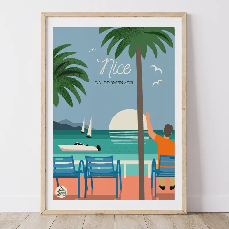 Affiche NICE- La Promenade