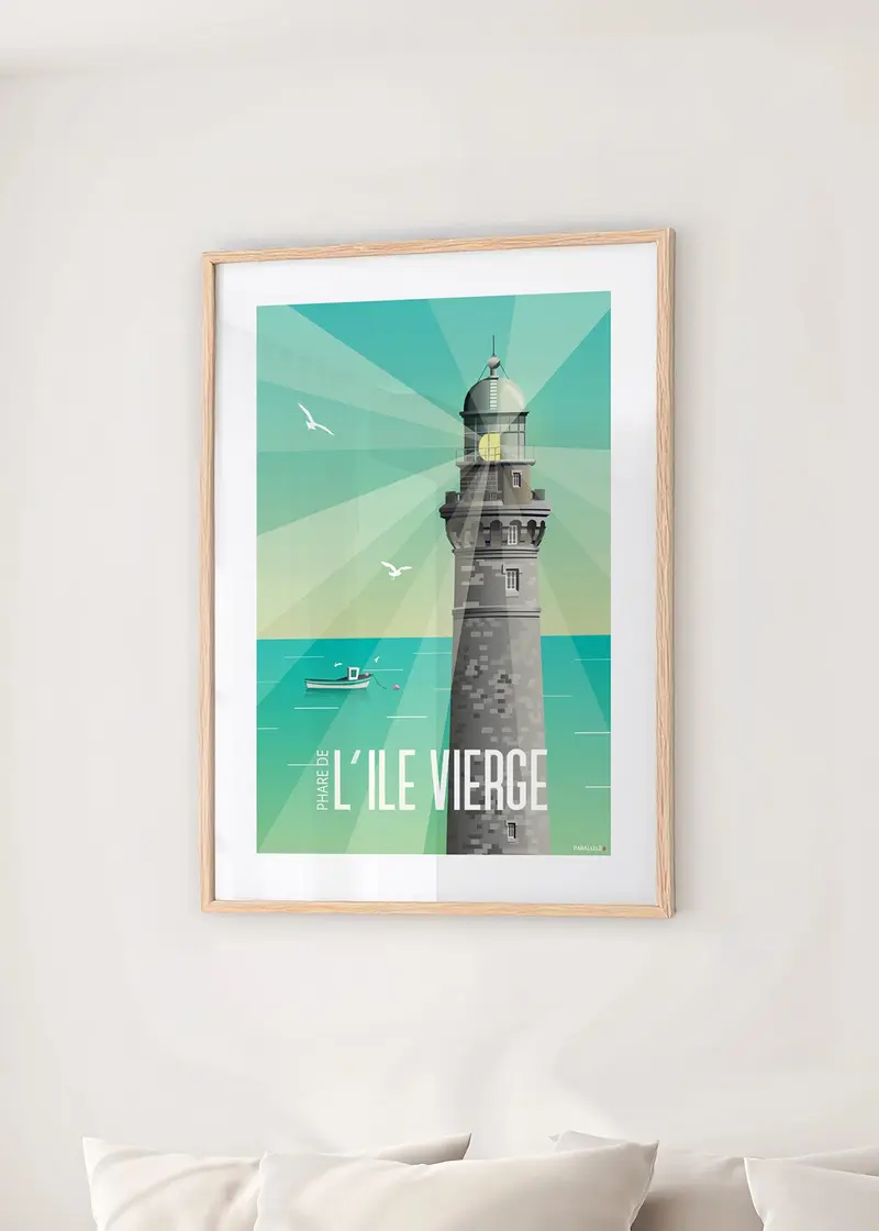 Affiche - Plouguerneau (Phare de l'Île Vierge)