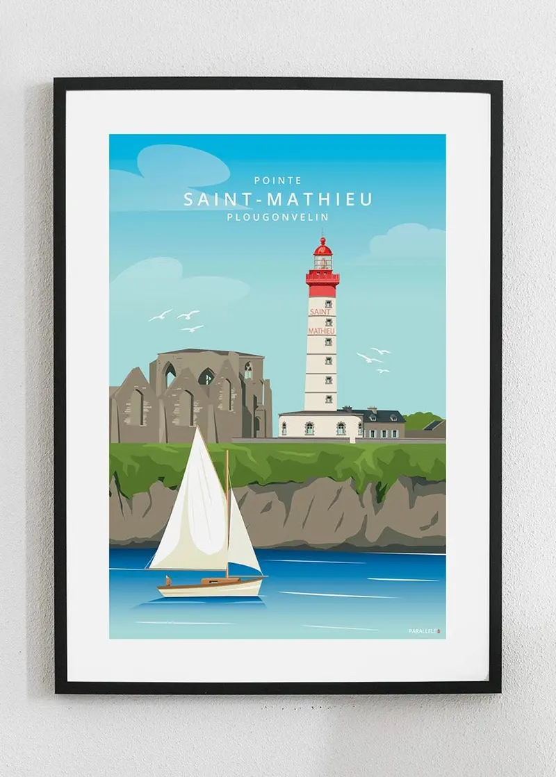 Affiche - Pointe Saint-Mathieu