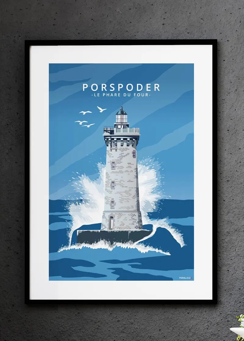 Affiche - Porspoder (Phare du Four)
