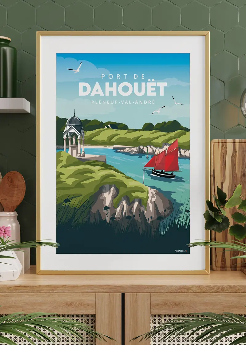 Affiche - Port de Dahouët