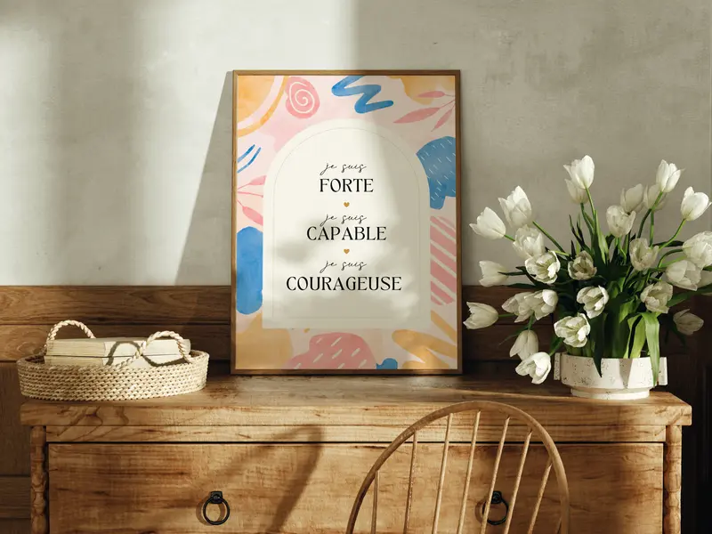 Affiche Positive - Thème Pop