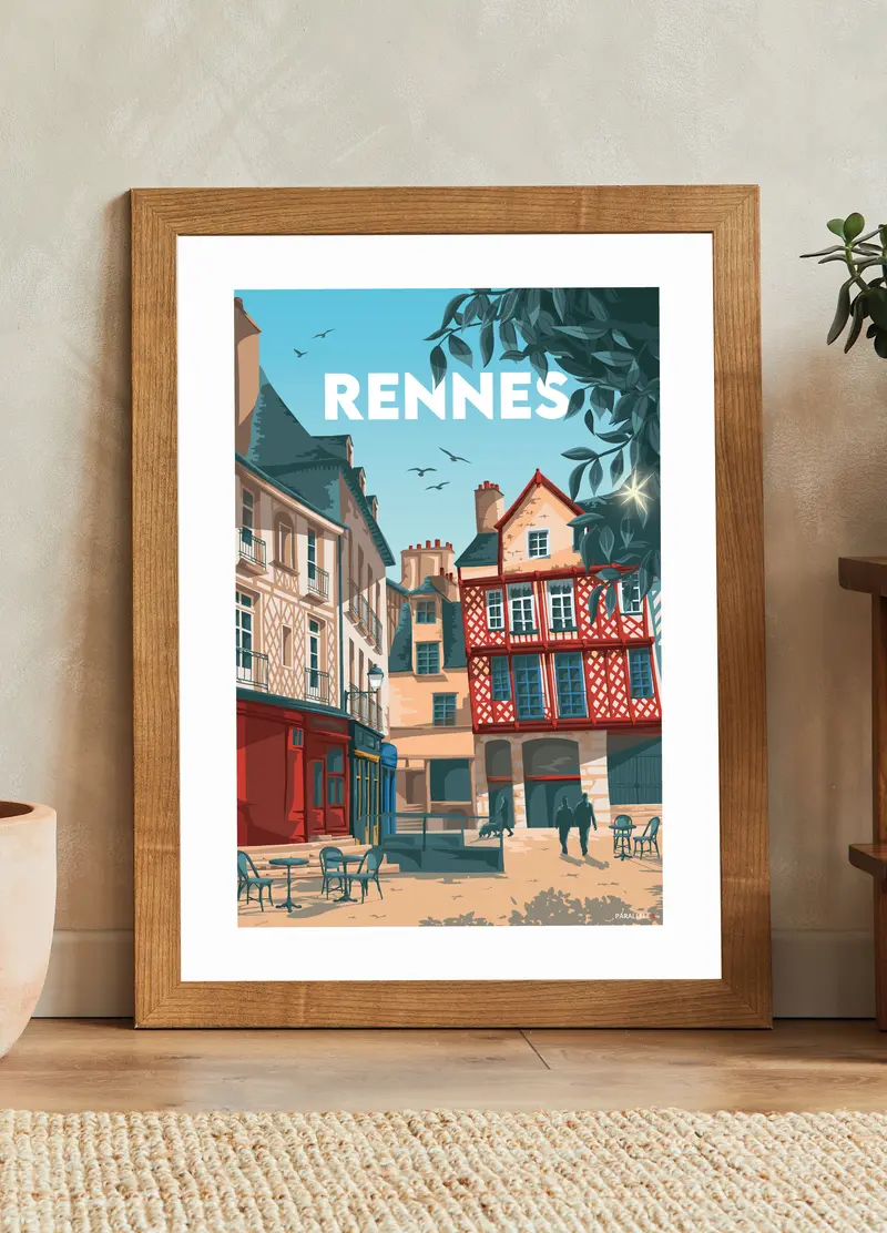 Affiche - Rennes (Place Sainte-Anne)