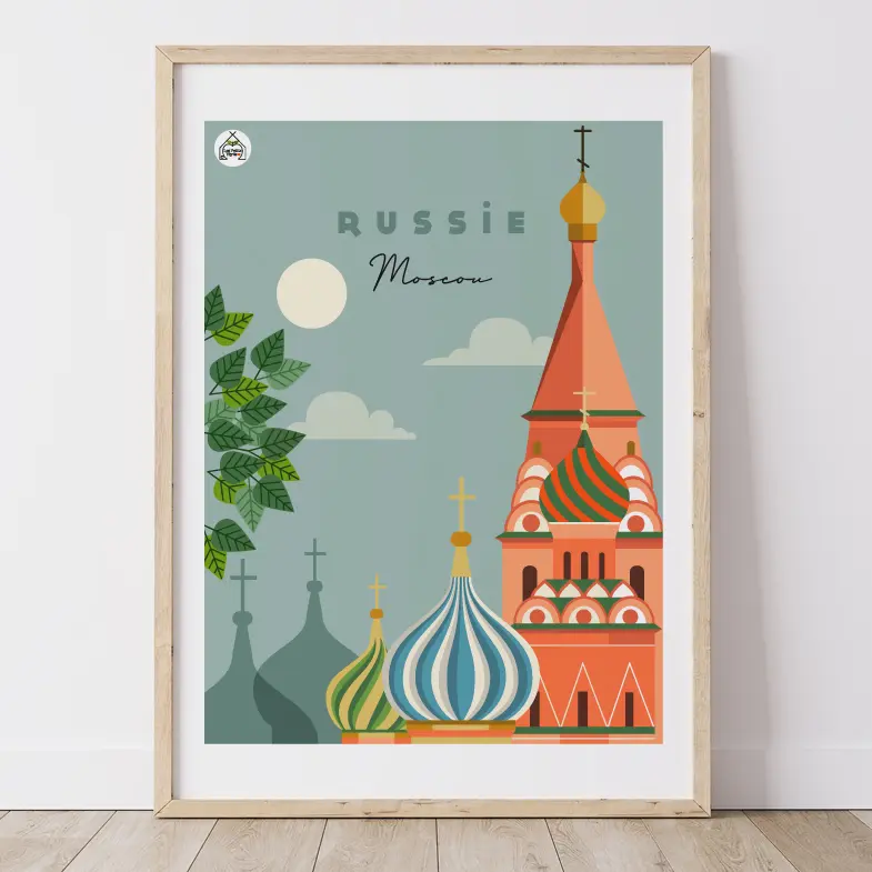 Affiche RUSSIE - Moscou