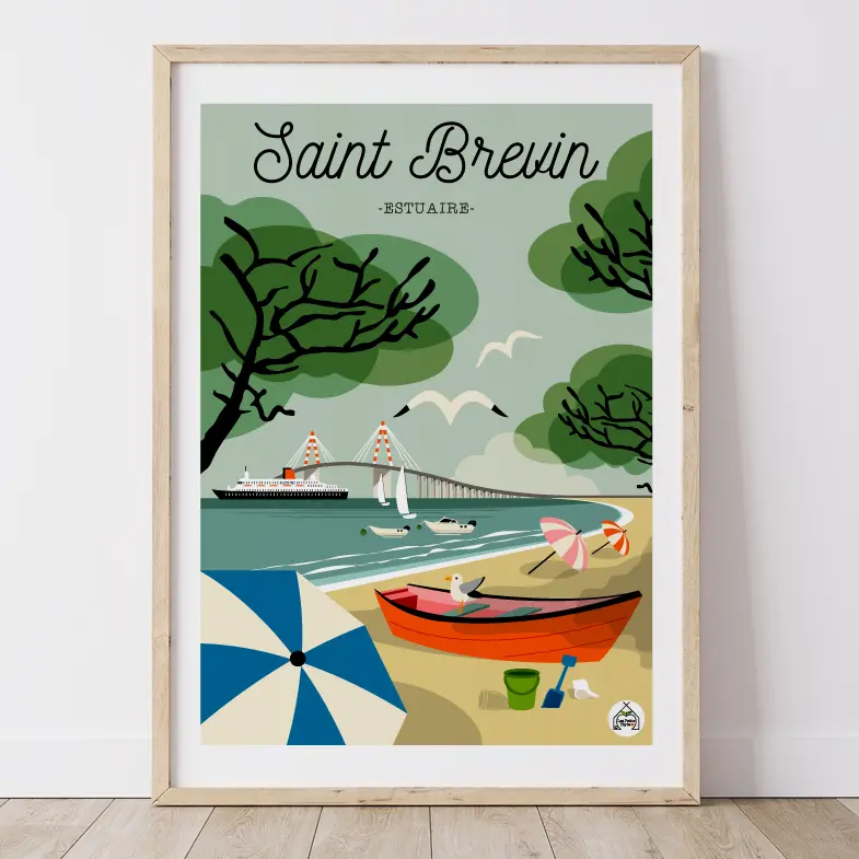 Affiche SAINT BREVIN - Estuaire