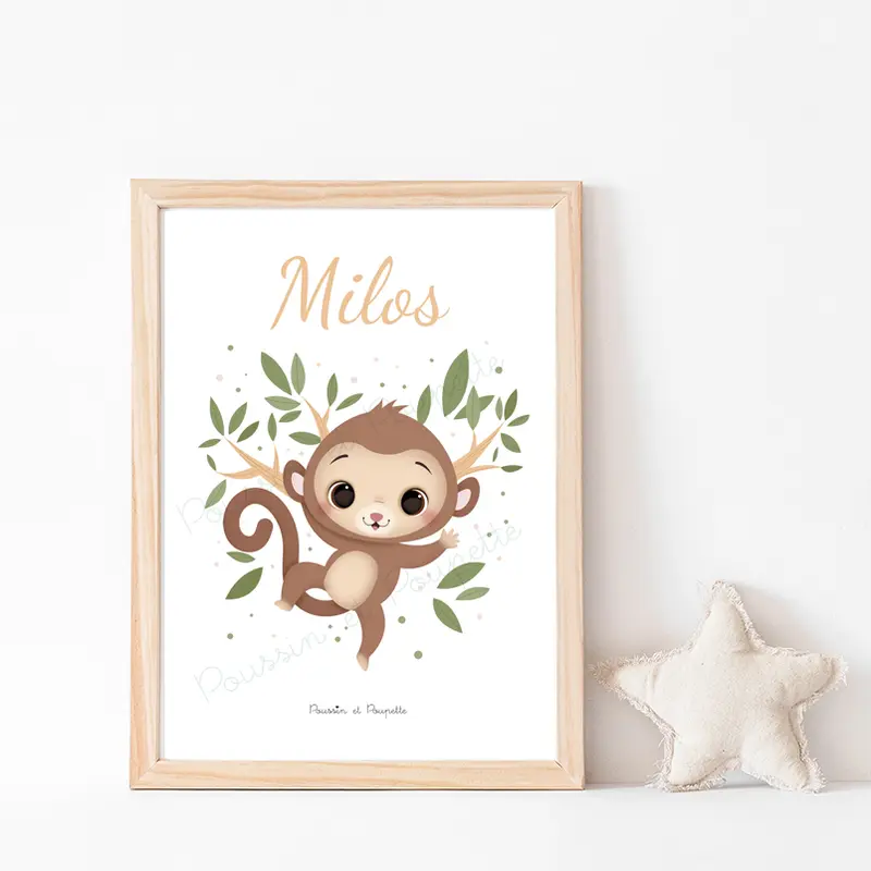 AFFICHE - SINGE