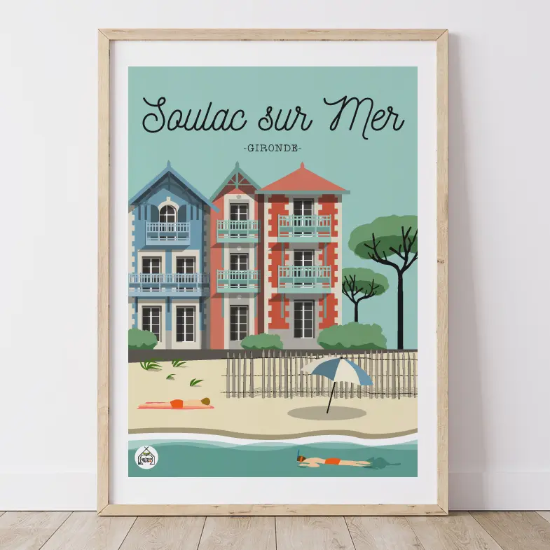 Affiche SOULAC SUR MER - Gironde