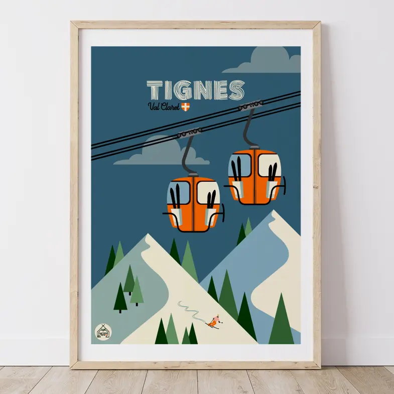 Affiche TIGNES - Val Claret