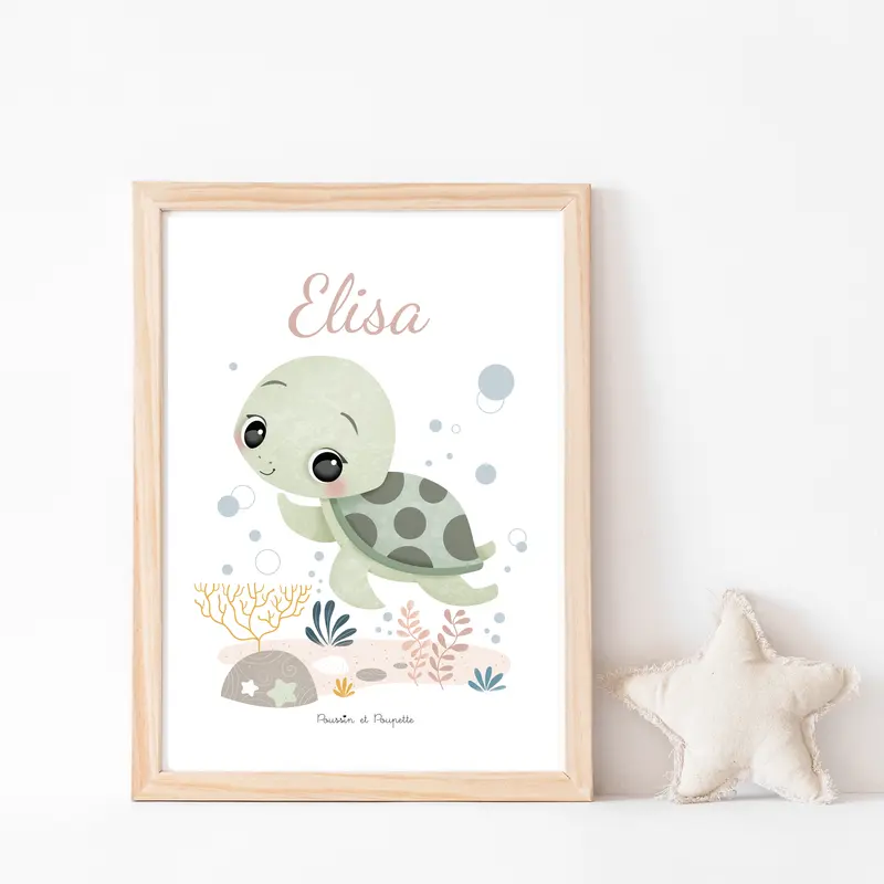 AFFICHE - TORTUE