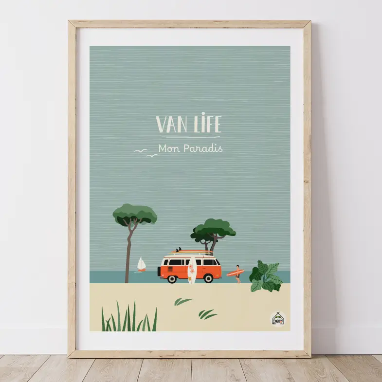 Affiche VAN LIFE - Mon Paradis