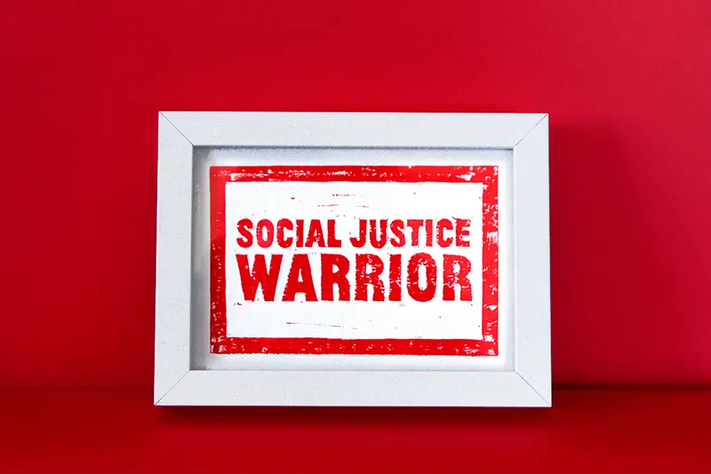 Affichette A5 Social Justice Warrior