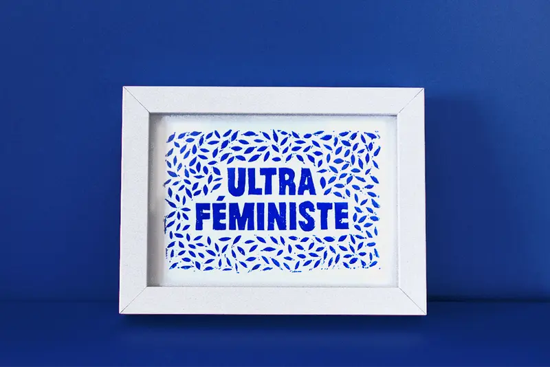 Affichette A5 Ultra Féministe